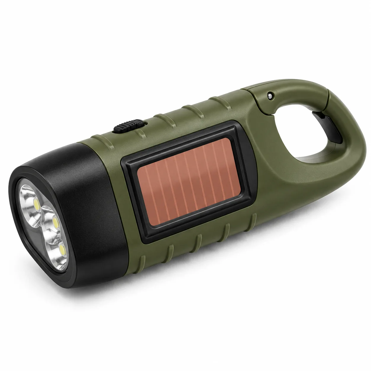 Hand-crank Solar Flashlight